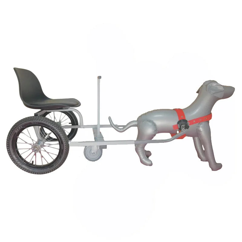 Dog Pulling Person Car with Armrests & Dog Leash Light Dog Pull Car for Golden Retriever Mixed-breed Dog