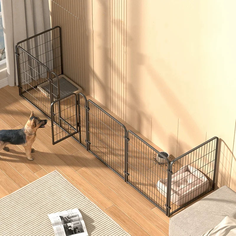 Anti-Escape Dog Fence Reinforced And Heightened Can Separate Indoor Medium-Sized Dog Cages Pet Fence